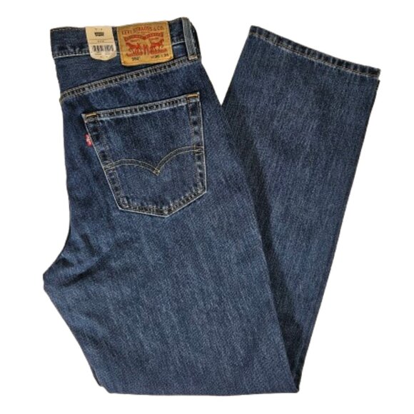 Levi's 550 Relaxed Blue Jeans Men's Size W36 L34 Cotton Zip - Picture 1 of 8